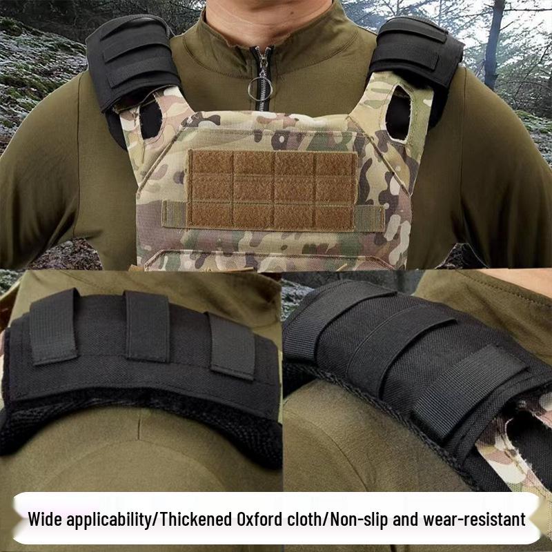 Lightweight Anti-Slip Tactical Vest Shoulder Pads for Outdoor Training