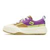 Fila Fosso Retro Series Multi-Color Patchwork Design Lace-Up Durable Low-Top Canvas Shoes Women Sneaker Purple Yellow F12W432308FSG