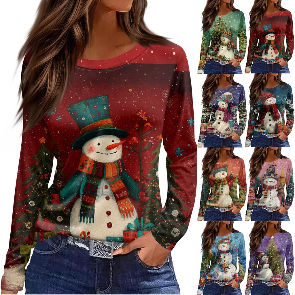 Womens's Fashion Casual Halloween Print V-neck Mid Length Pocket 3/4 Sleeve Top