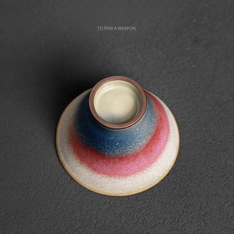 Japanese Ceramic Tea Cup Stoneware Chinese Kungfu Gongfu Teacup Household Drinkware Teaware Tea Ceremony Individual Master Cup