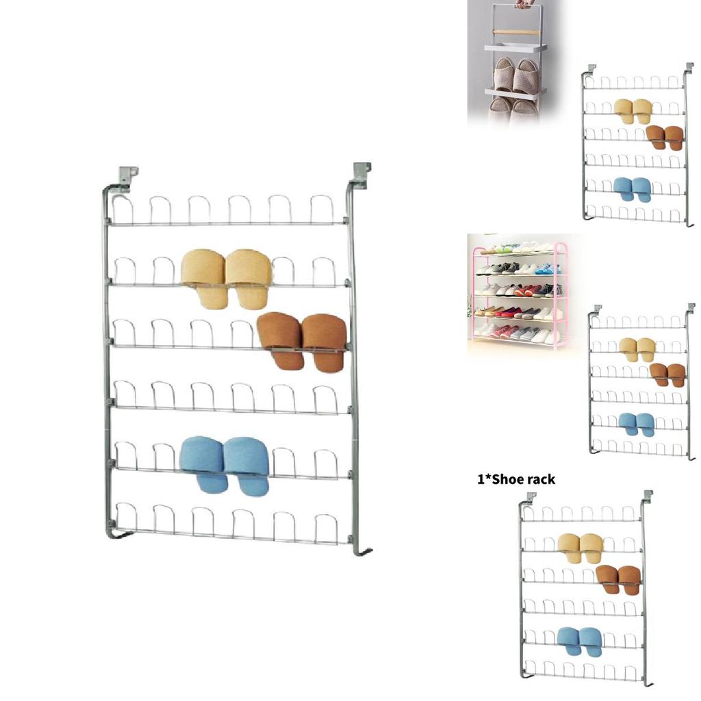 Multilayer Metal Shoe Cabinet For Indoor Storage And Space Optimization In Living Spaces