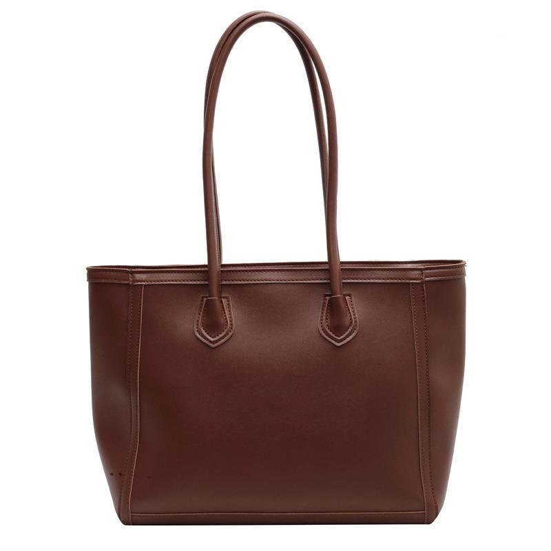 Retro large-capacity bag autumn and winter new women's bag fashion commuter shoulder bag retro portable tote bag