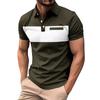 Men's Summer Leisure Culture Breathable Short Sleeved Shirt Top
