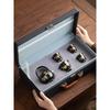 Sui's Gilt Silver Stainless Steel Gongfu Tea Set