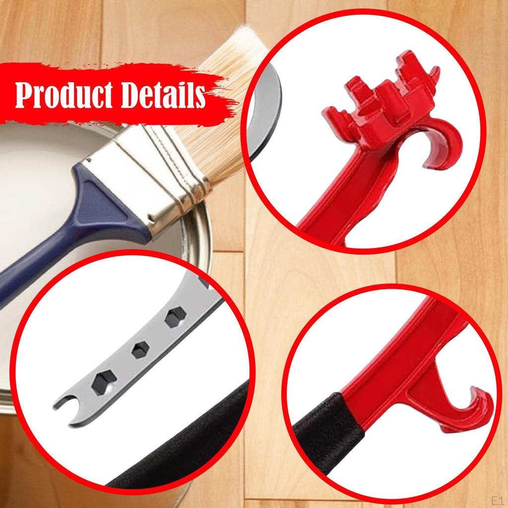 2x Bucket Opener Tool Lid Shop Portable Non Slip Aluminum Garage Industrial Metal