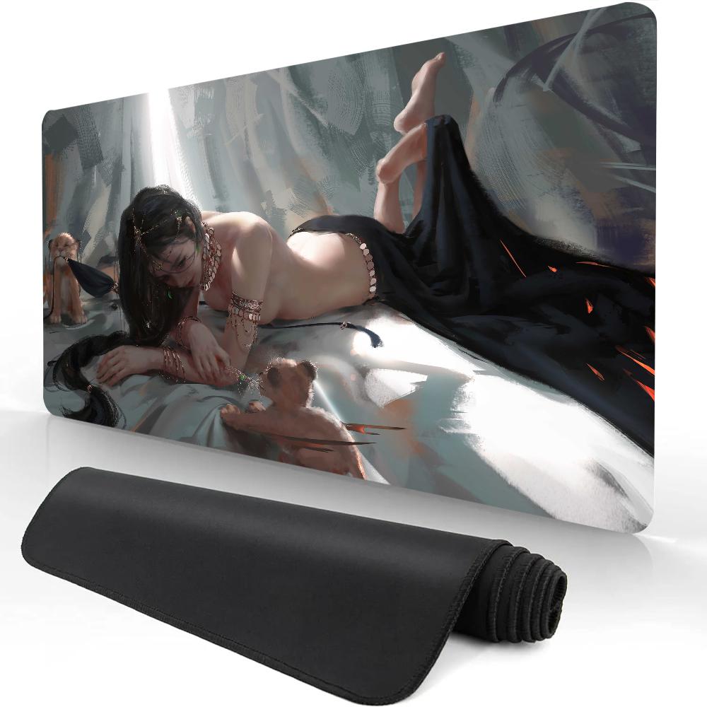 Mousepad Anime Ghost Blade Princess Mouse Pad Gamer XL Computer HD Home Mousepad xmm Esports Mouse Mat NonSlip Durable