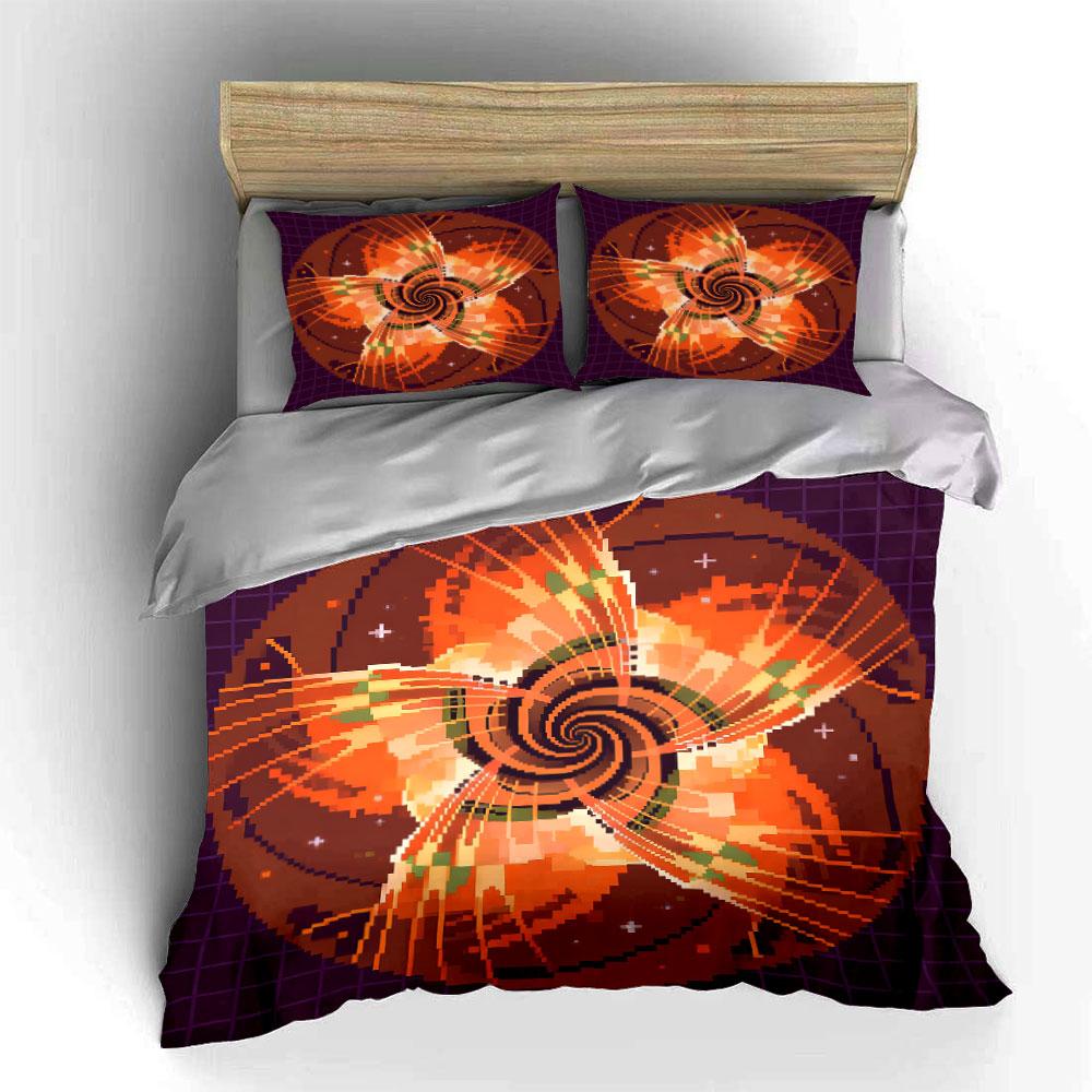 Abstract Art Decor Set Soft Comfortable Duvet Cover Bedding Set Included 1*Duvet Cover & 2*Pillowcases, Gift