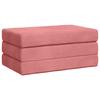 Folding Sofa Bed 80 x 67 x 45 cm Pink