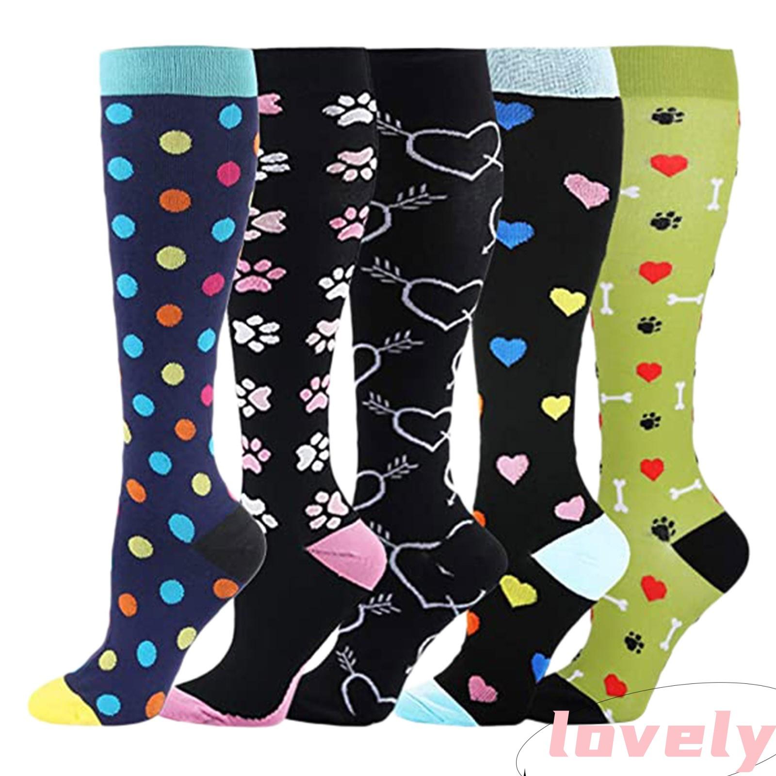 

Унисекс на открытом воздухе компрессионный бег растяжка защита икр повседневный 5 пар носков