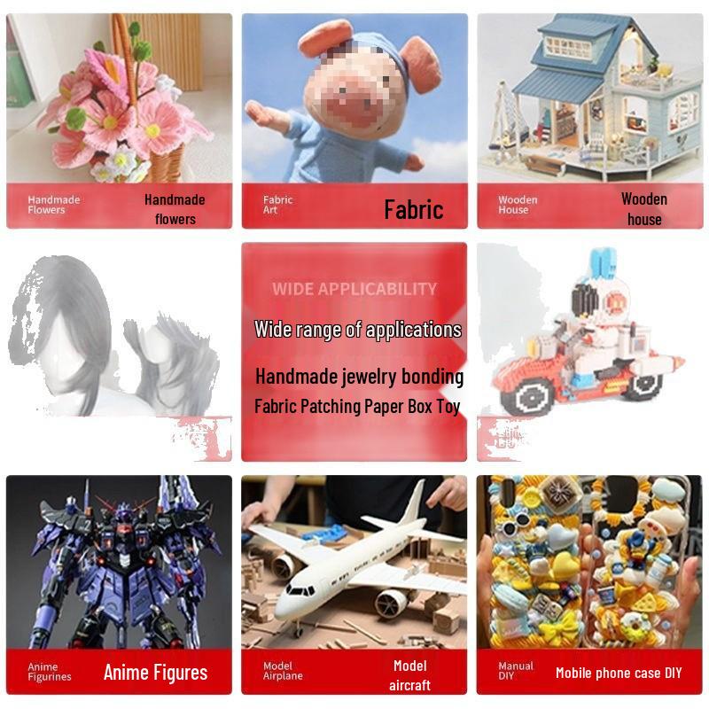 Wanming Transparent Non-Sticky DIY Handmade Glue for Kids' Crafts
