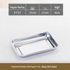 Stainless Steel Rectangular Serving Tray