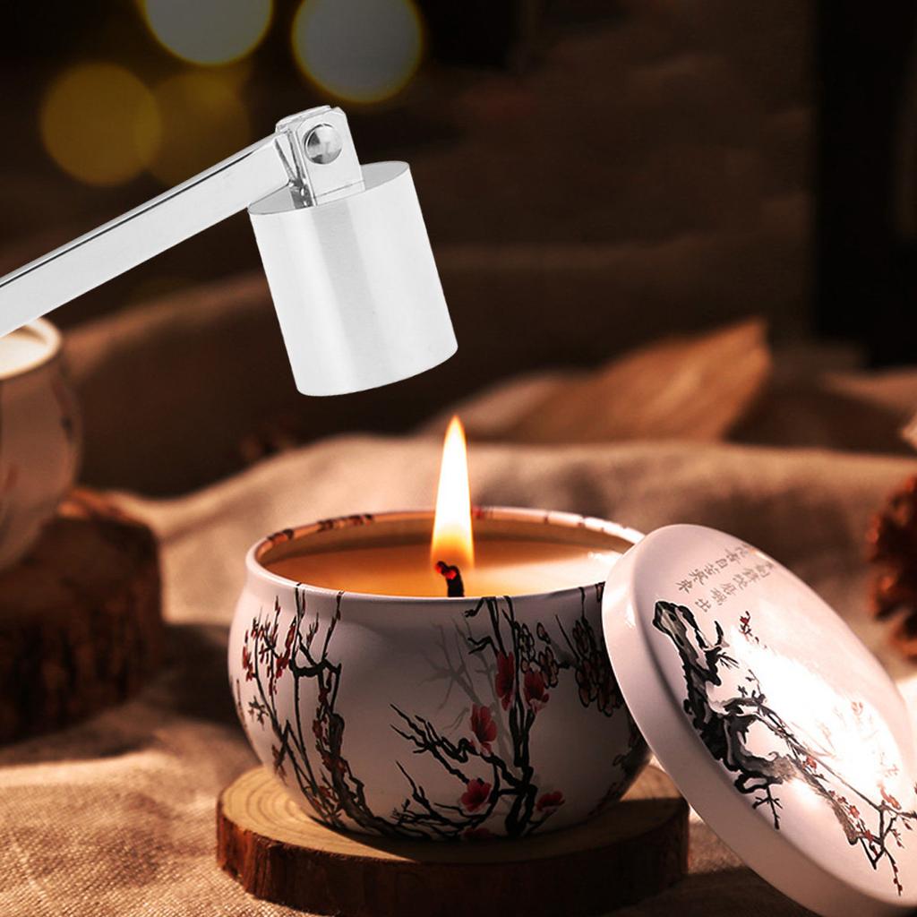 Premium Stainless Steel Snuffer Wick Dipper Extinguisher for Home Office Wedding Party Use No Wax Spill Gift