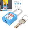 5 Sets 1.5in Padlocks Steel Beam Insulated Lock with Keys for Industry Machine Manufacturing