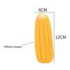 Corn Shape Puppy Dogs Toy   Latex Toy  Squeak Toys  Bite-resistant  Interactive Play Chew Toy  Training Playing Dog Toys  Dog Supplies