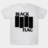 BLACK FLAG TYPOGRAFIE KUNST T-shirt Nieuwe Lente/Zomer Collectie Normale Pasvorm Casual Grafisch Y2K Vintage Maat