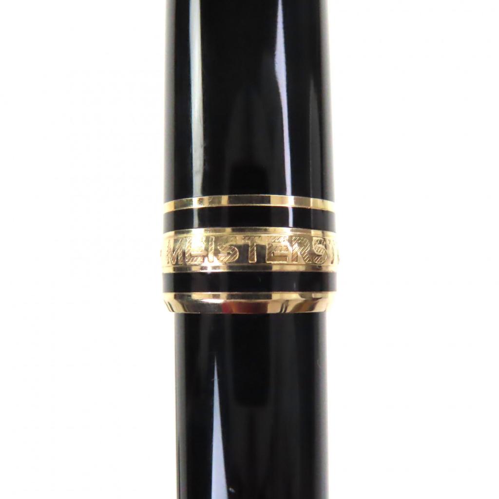 Very Good MONTBLANC fountain pen Meisterstück Classic Black gold 14K mens Used