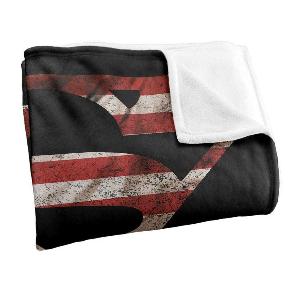 SUPERMAN Super Patriot Silky Supersoft Blanket