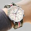 Cadisen Multifunctional Three-eye Six-pin Men's Quartz Watch OS10 Quartz Movement Fashion Casual Quartz Watch