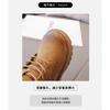 Kids Girls Boys Leatherette Martin Boots Winter Anti-Slip Soft Sole Mid-Calf British Style