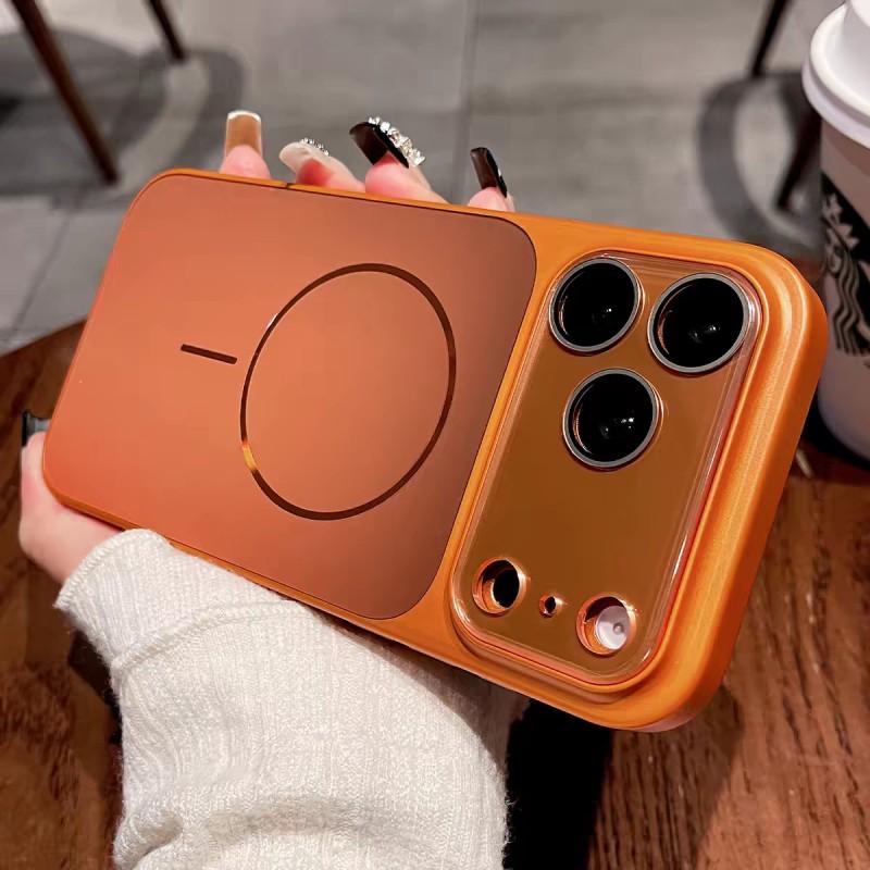 Matte Finish Magnetic Phone Case IPhone 18 Pro Max 17 16 15 Series With Camera Button Cover Full Protection