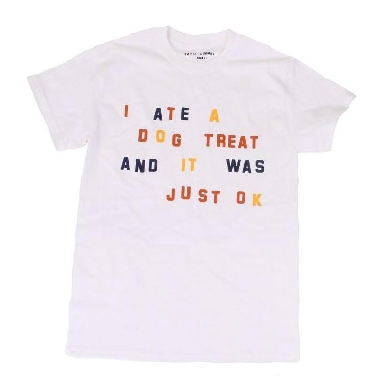 I ATE A DOG TREAT AND IT WAS JUST OK Funny Tee Unisex Short Sleeve Shirt S-5XL S разноцветный