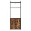 Bookshelf Smoked Oak 60 x 24 x 161 cm Engineered Wood