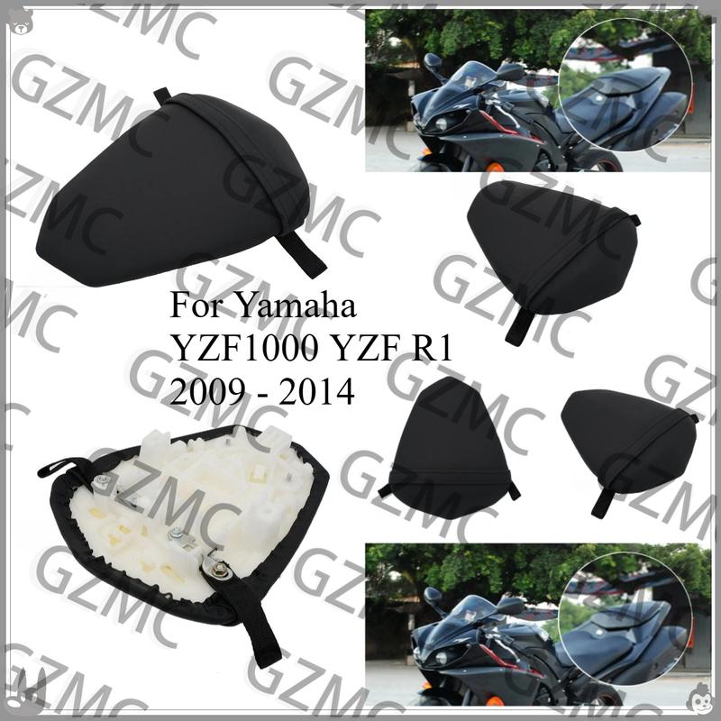 Accesorios For Yamaha YZF1000 YZF R1 2009 - 2014 Rear Seat Cushion Motorcycle Rear Passenger Seat Saddle Pillion 2010 2012 2013