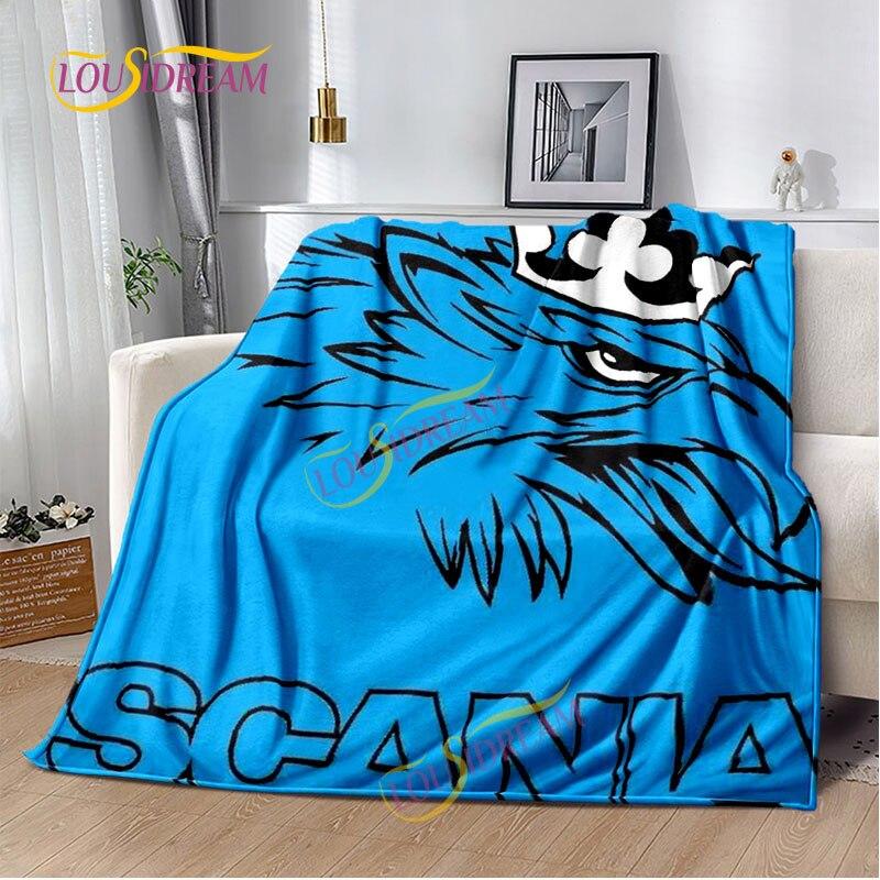 Pătură de aruncat Camion Scania Cearșaf de casă Husă de canapea Living Birou Pătură moale Casual Lavabilă Pătură termică