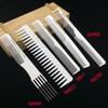 Barber Combs White Plastic Salon Hair Combs Hair Brush Barber Accessories Professional Accessory Barber Shop Hairstyling Tools