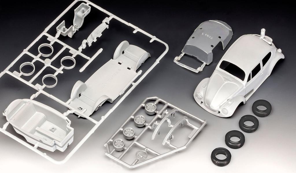 German Revell Volkswagen Beetle Plastic Model 07681 1/32 Käfer