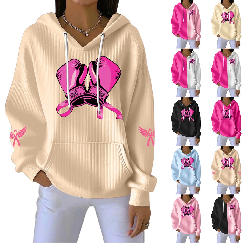 Women's Fashion CasualAngel Printed Pullover Sports Long Sleeve Sweatshirt