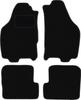 Black Velour Floor Mats For: Lancia Ypsilon II Hatchback (2003-2011)