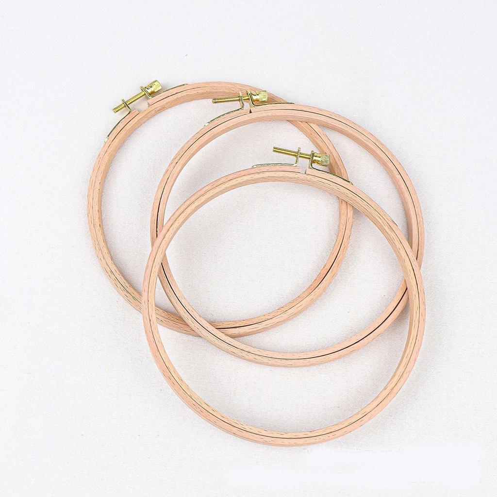 Beech Wood Embroidery Hoop for DIY and Punch Needle Projects