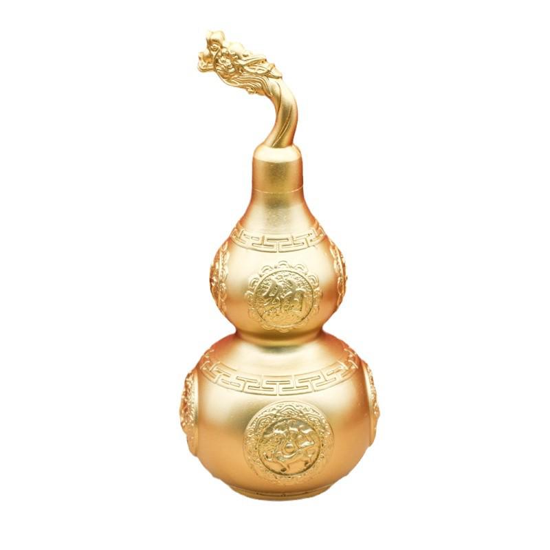 Premium Brass Faucet Gourd Decoration: Four Divine Beasts Wealth-Attracting Copper Ornament for Home, Office, or Entryway Decor