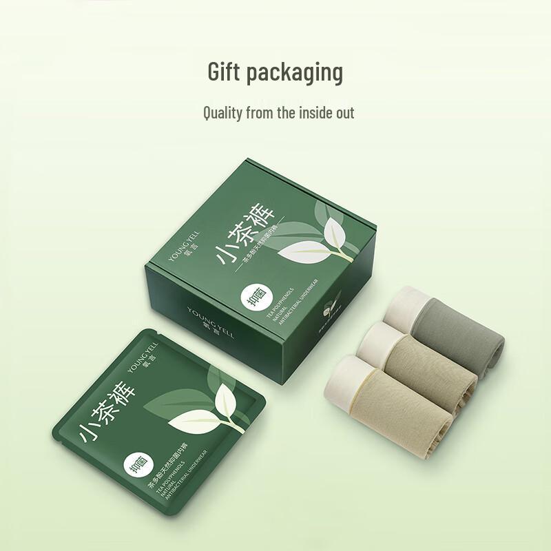 YOUNGYELL Women's Modal Seamless Mid-Waist Underwear 4-Pack