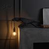 Artistic Wildlife Sculpture Lamp Crow Table Lamp, Gothic Raven Night Light, Halloween Black Bird Decorative Figurine Dark Academia for Desktop Bedroom