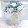 Exquisite Bridal Bouquet Baby's Breath White Rose Bouquet  Bride Accessories