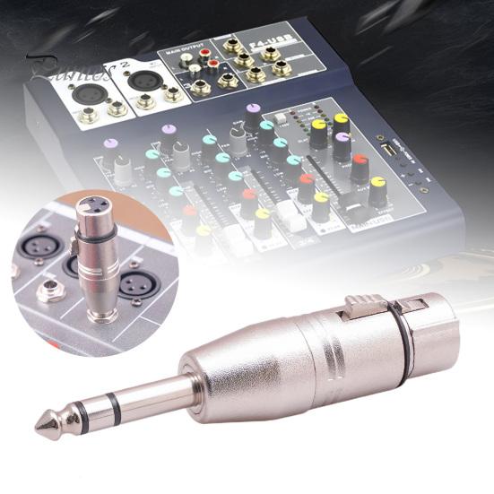 Audio Adapter Video Plug Play Anti-interference Make An Cable Connector 1/4 TRS to XLR Female Accessories