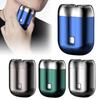 USB Rechargeable Magnetic Rotary Razor Double Head Men's Beard Trimmer  Daily Use