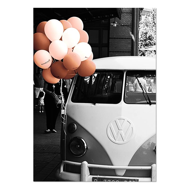 Paris Tower Ferris Wheel Tram Road Street Wall Art Canvas Painting Nordic Posters And Prints Wall Pictures For Living Room Decor