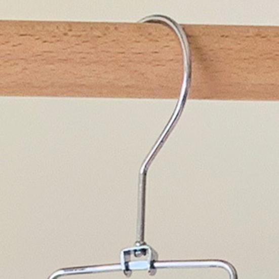 Stainless Steel Underwear Hanger Multi-Layer Non-Slip Towel Drying Rack Foldable Portable Clothes Rack for Travel Home Closet Bathroom