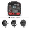 HABOTEST Advanced RCD Electric Socket Tester Wall Plug Breaker Finder Electric Leakage Test with Voltage Backlight LCD Display