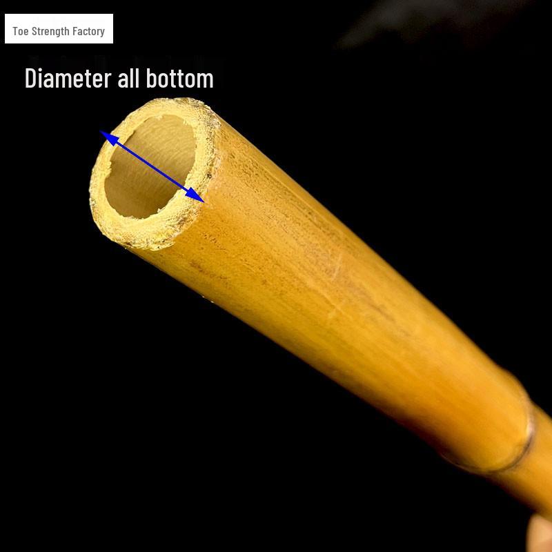 Natural Purple Bamboo Walking Cane for Seniors - Outdoor Mountaineering & Leisure
