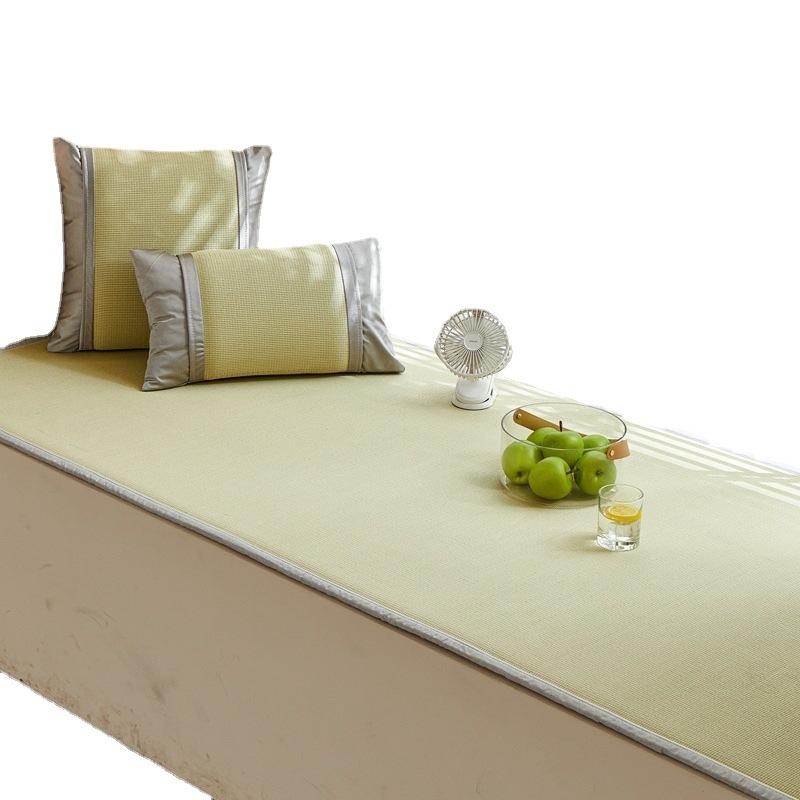 Summer Rattan Mat Window Cushion Window Sill Mat Balcony Cushion Summer Mat Cool Non-Slip Breathable Cushion Waterproof