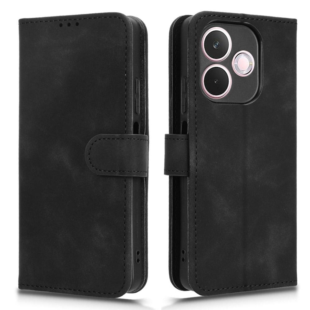 For Oppo A5 Pro 4G (Global)/5G (Global)/A5 Energy 5G (Kina) Lær Etui Hudfølelse Anti-fall Lommebok Flip Telefondeksel