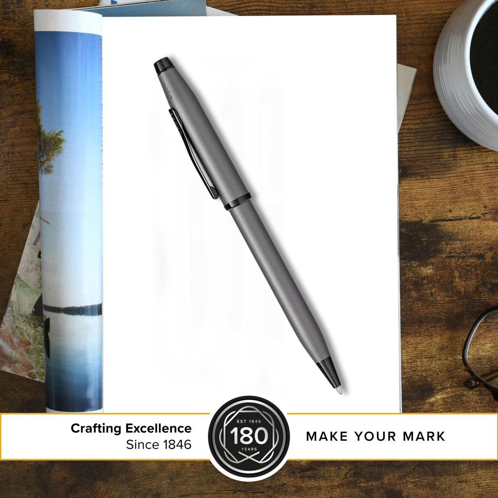 CROSS Century II Gunmetal Gray Ballpoint Pen Medium Point Premium Gift Box