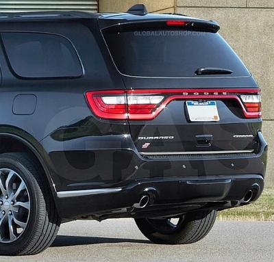 Dodge Durango - Krom Bagaj Kaplaması - Bagaj Kapağı Vurgusu - Premium Araç Arka Detayı - Parlaklık Artırıcı