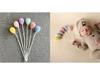 Hand-Knitted Yarn Balloon Props: Colorful Children's Toys & Creative Ornaments