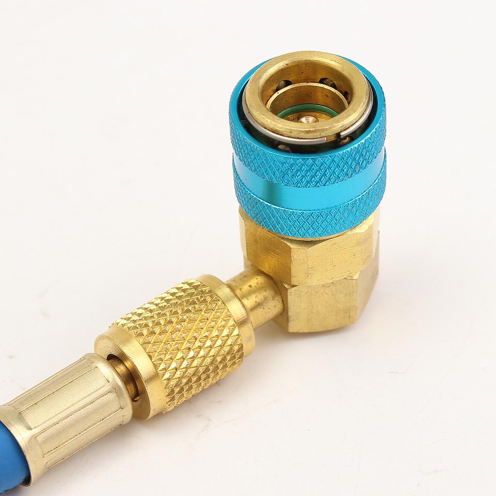Car A//C Oil /& Dye Injector+Low R12 or R134A Quick Coupler Adapter Kit Injection