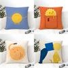 Cartoon Fun Pillow Patterns For Toddlers Pillow Case Cotton Linen Fabric Square Zipper Pillowcase Home Decorative Living Room